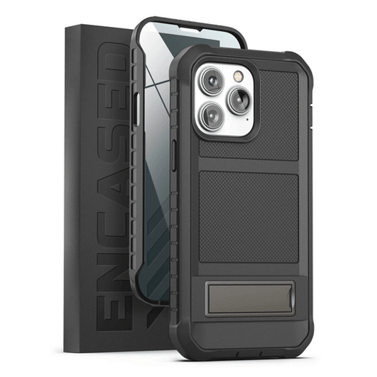 Encased Falcon Shield Case iPhone 14 Pro Max - Black