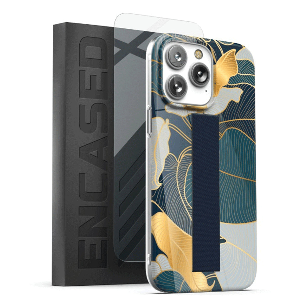 Encased Loop Case with Screen Protector iPhone 14 Pro - Gold Leaf