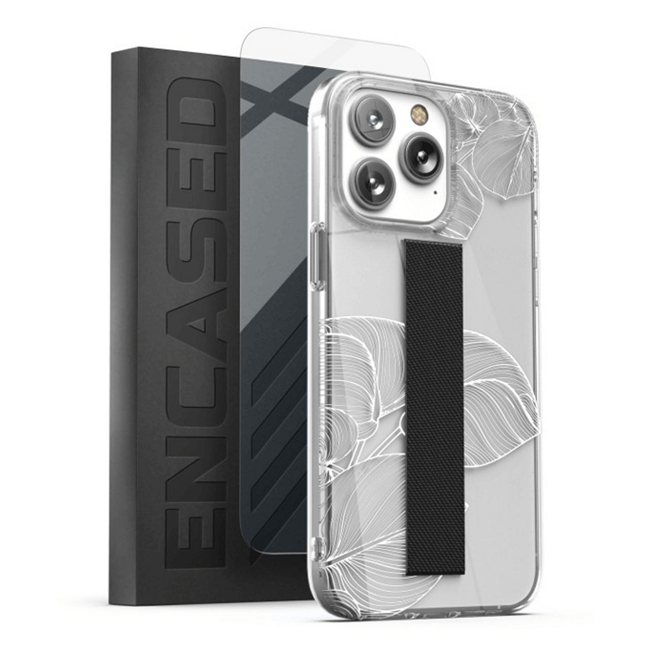 Encased Loop Case with Screen Protector iPhone 14 Pro Max - Lace Leaf