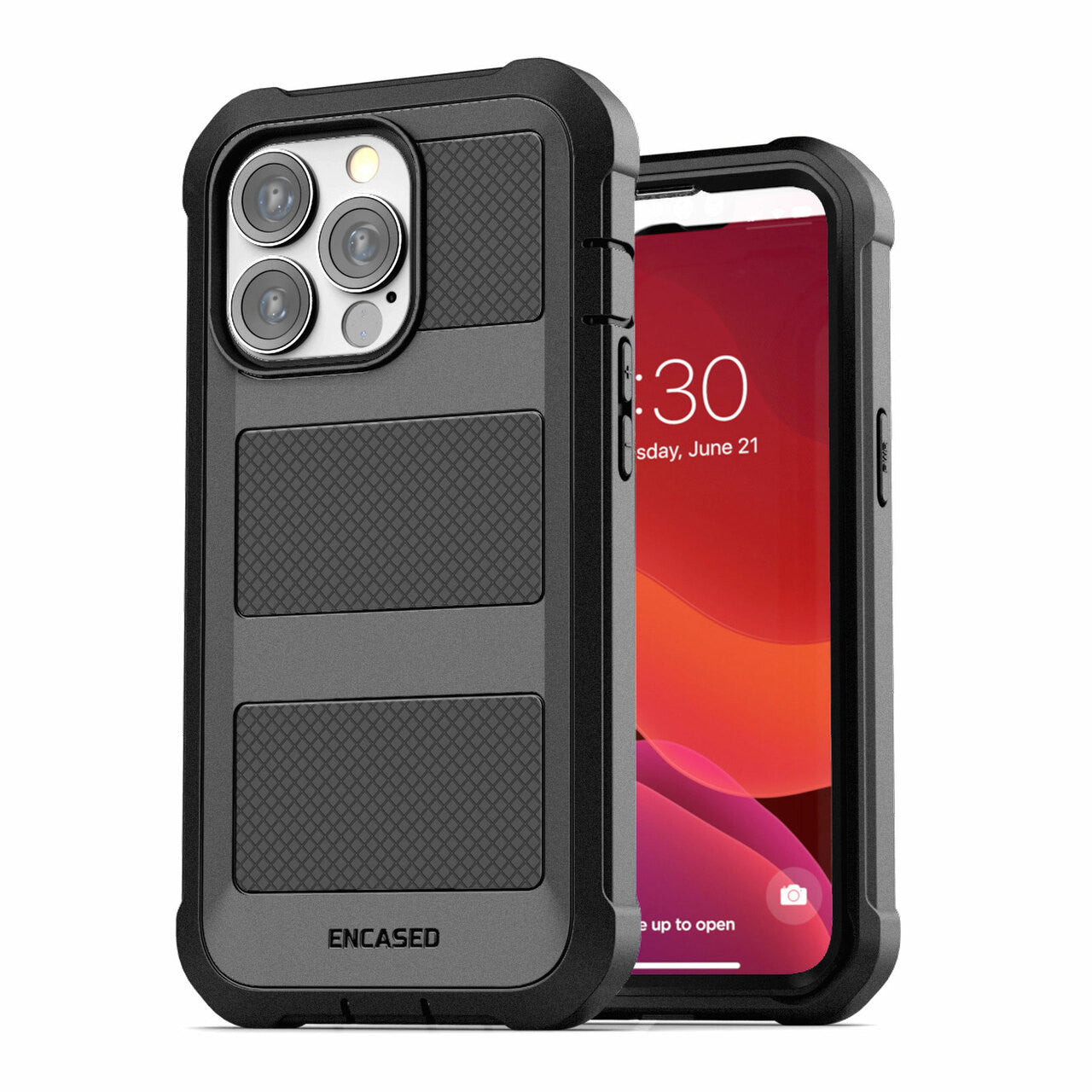 Encased Falcon Shield Case iPhone 13 Pro Max - Black