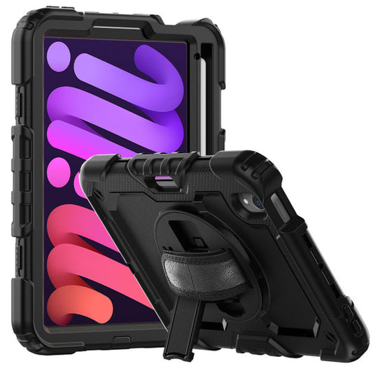 Krakatoo Armor Case iPad Mini 6th Gen 8.3" 2021 with Handstrap - Black