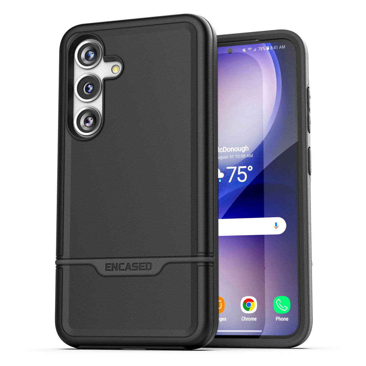 Encased Rebel Case Samsung Galaxy S24 - Black