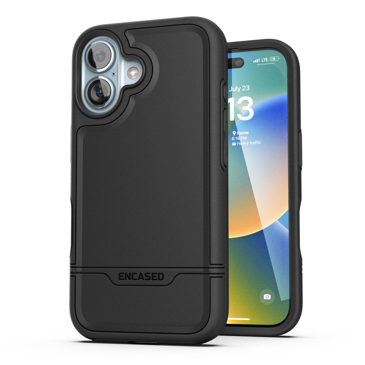 Encased Rebel MagSafe Case iPhone 16 - Black