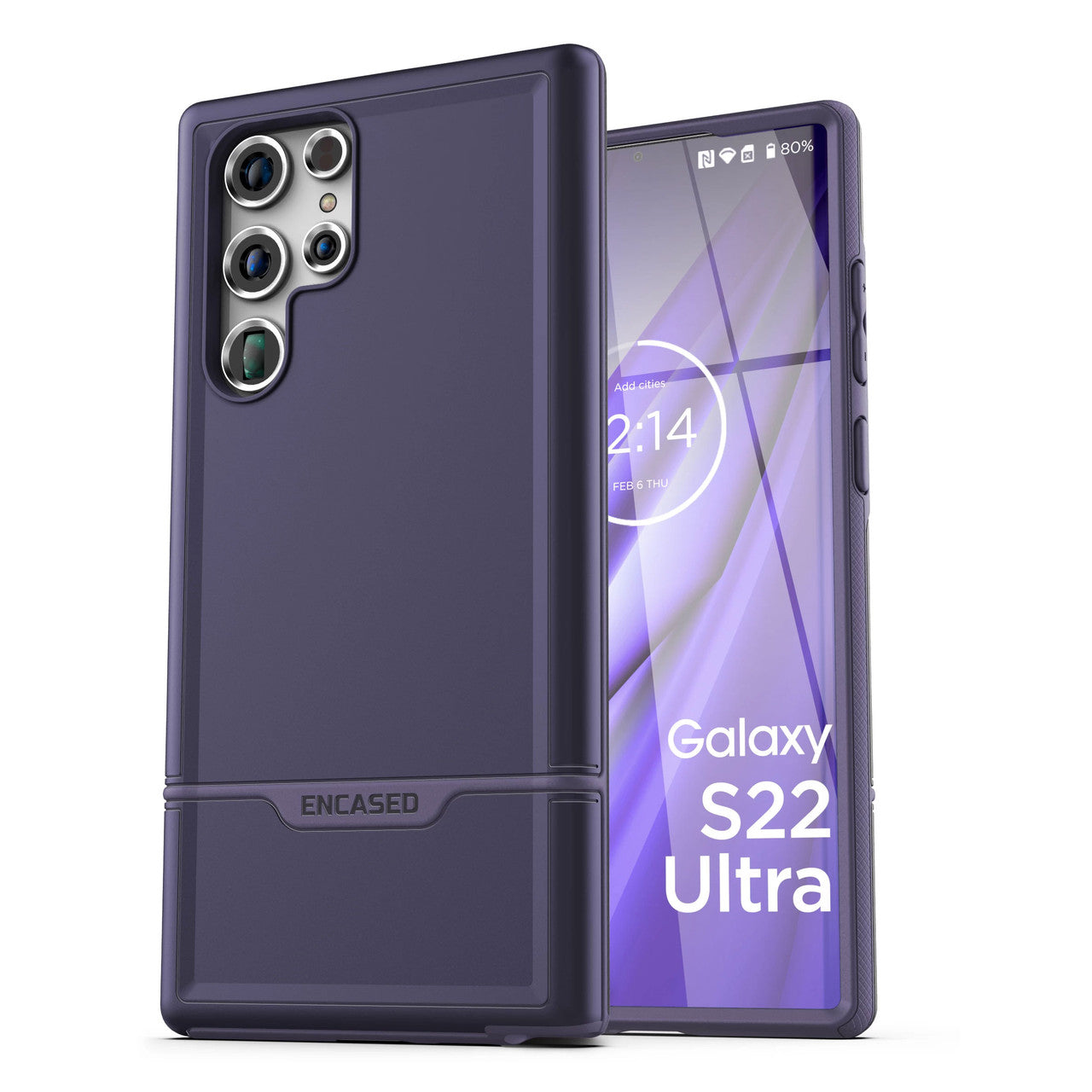 Encased Rebel Case Samsung Galaxy S22 Ultra - Purple