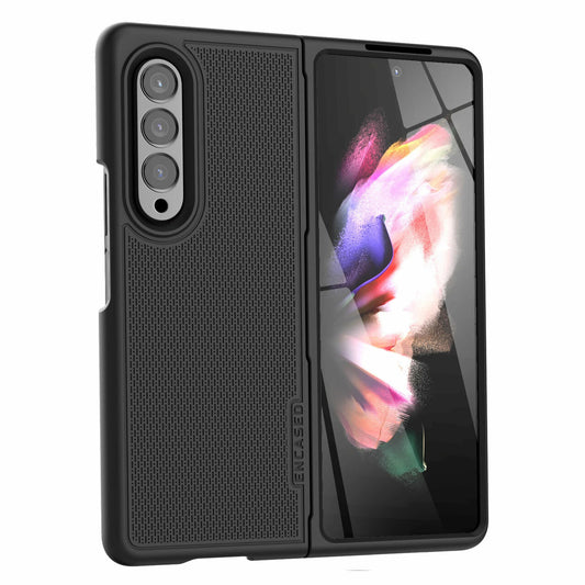 Encased Duraclip Case Samsung Galaxy Z Fold 3 with Belt Clip Holster - Black