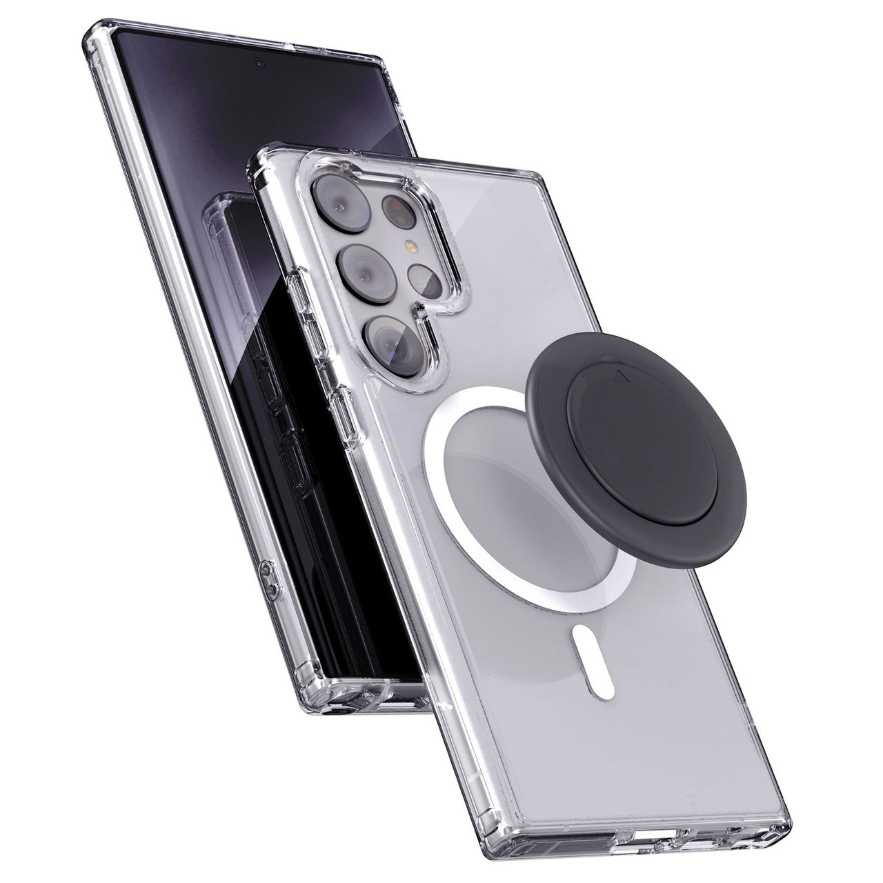 Encased Clear MagSafe Case Samsung Galaxy S23 Ultra with MagSafe Grip - Clear