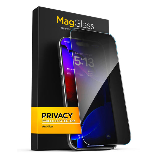 Encased MagGlass Privacy Screen Protector iPhone 16 - Black