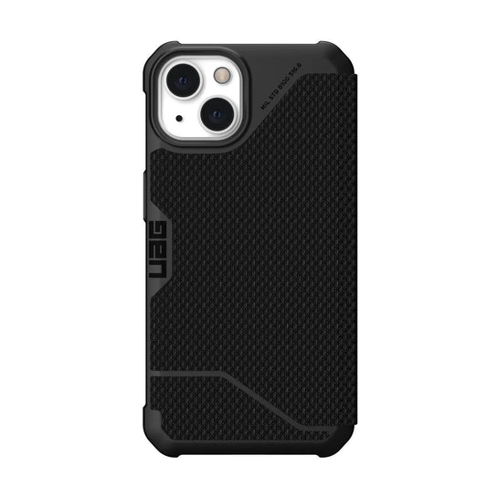 UAG Metropolis Folio Case iPhone 13 - Kevlar Black