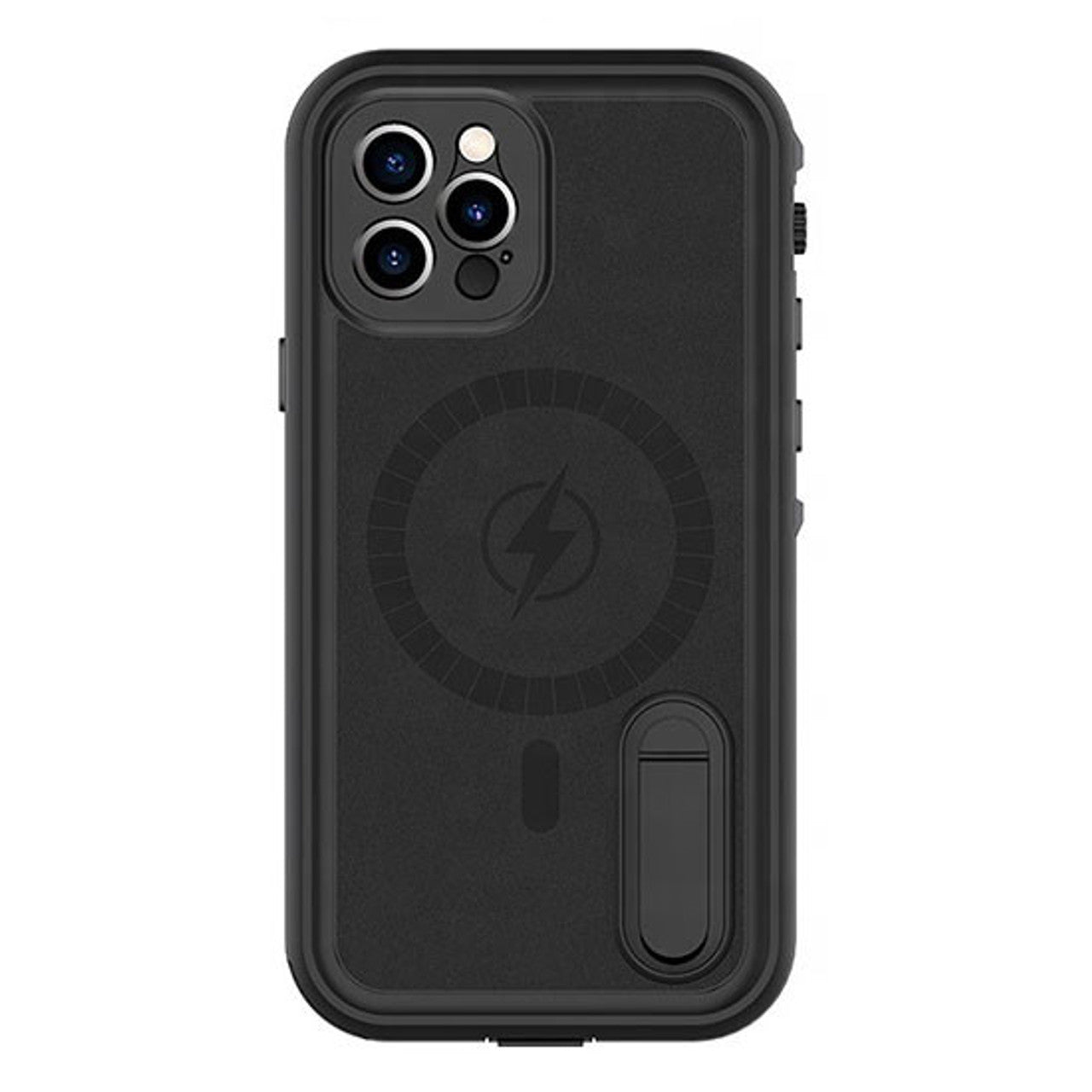 Krakatoo MagStand WaterProof Case iPhone 12 Pro - Stealth Black