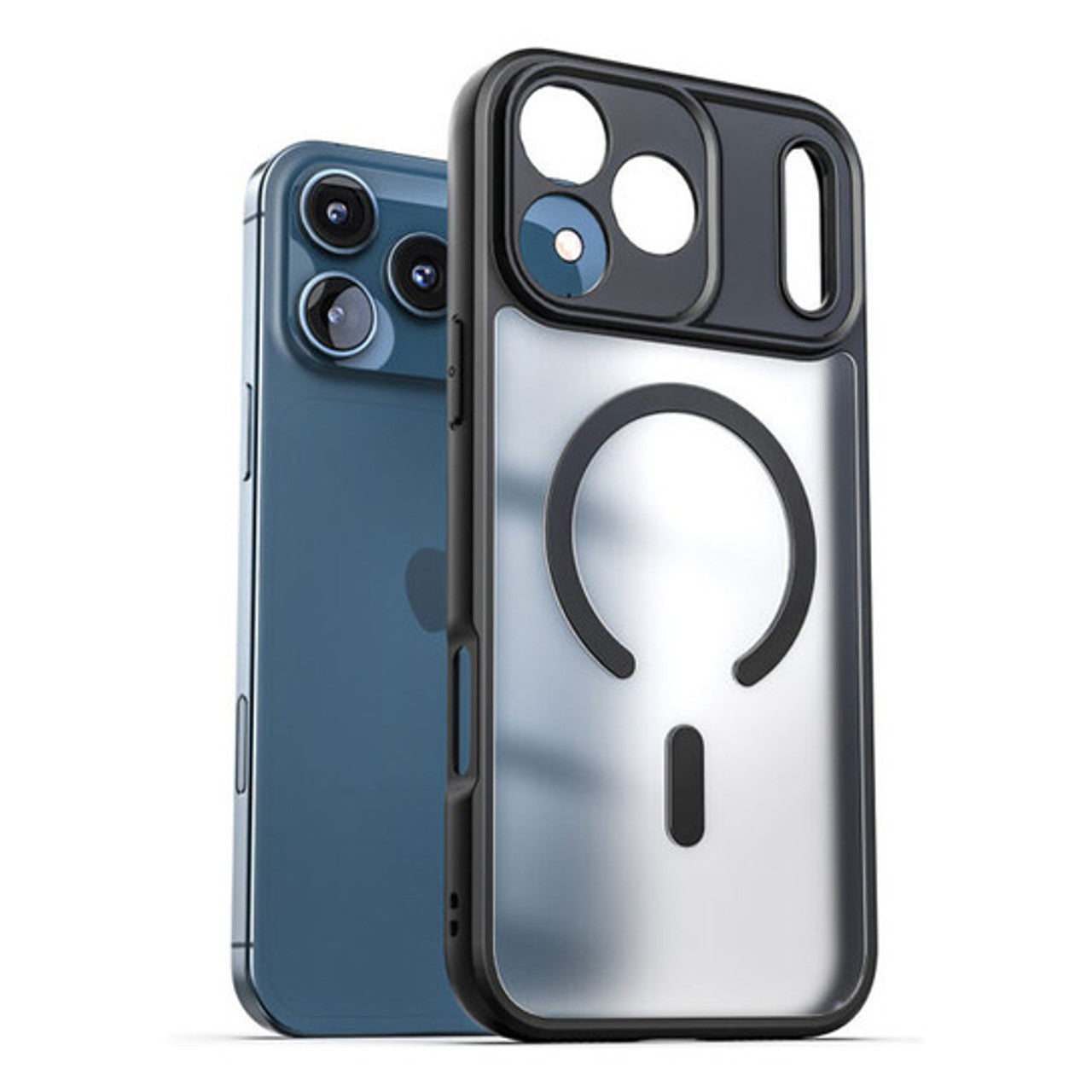 Encased Frosted SlimShield Case iPhone 17 Pro - Black/Clear