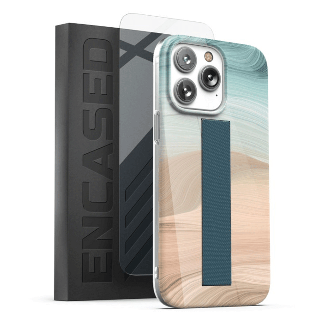 Encased Loop Case with Screen Protector iPhone 14 Pro - Blue Ocean