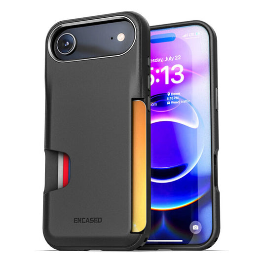 Encased Cache Cell Wallet Case iPhone 17 Air - Black