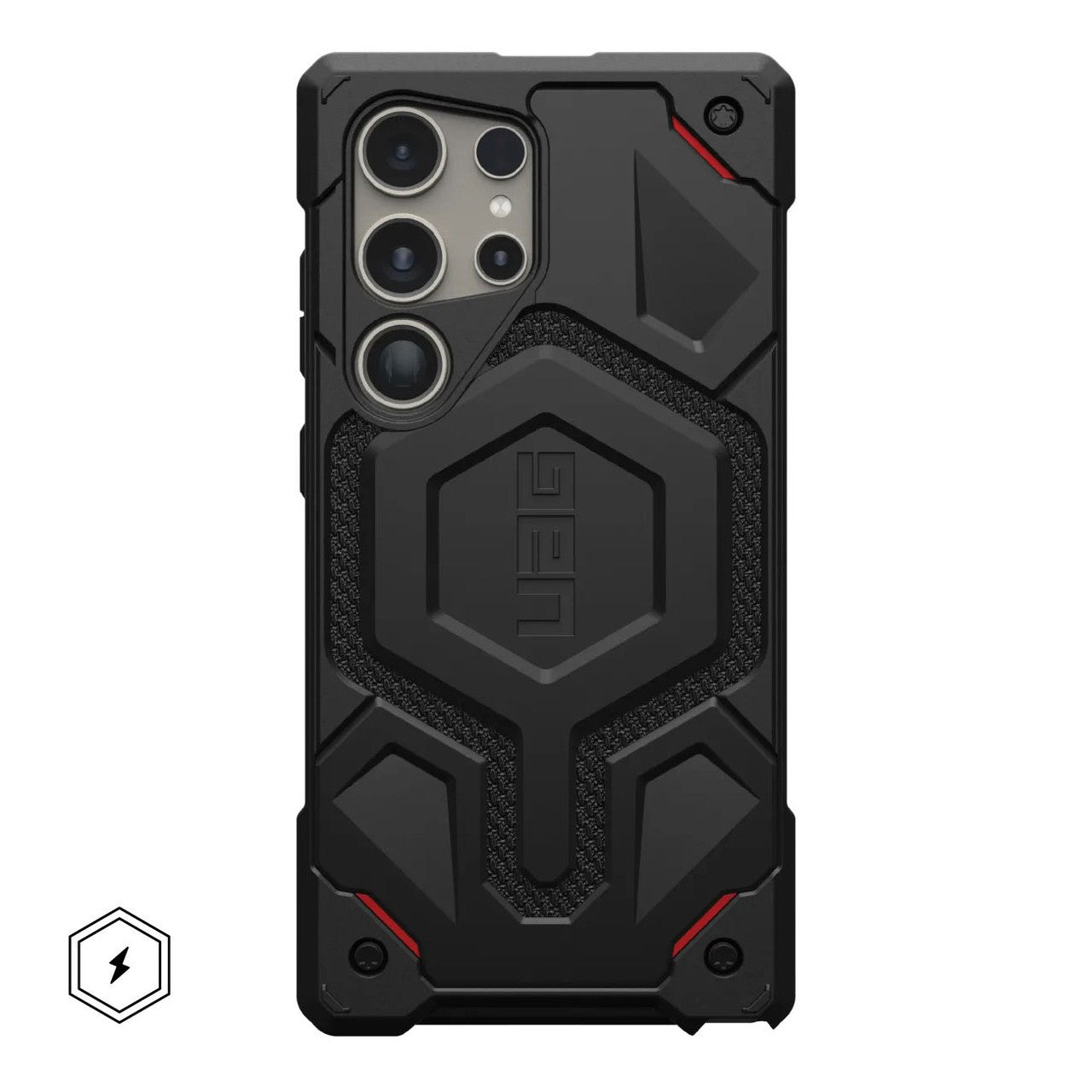 UAG Monarch Pro Kevlar Case Samsung Galaxy S24 Ultra - Kevlar Black