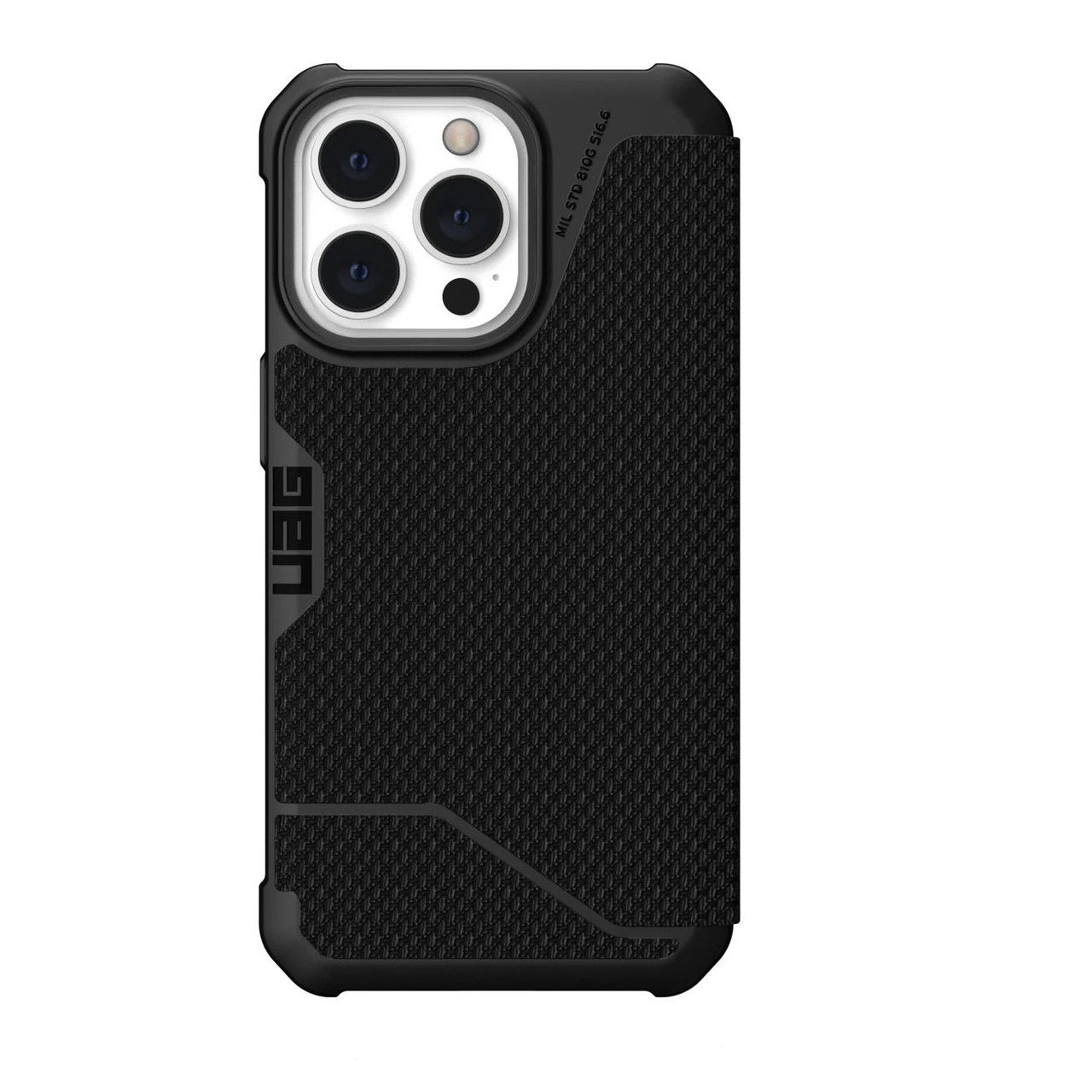 UAG Metropolis Folio Case iPhone 13 Pro - Kevlar Black