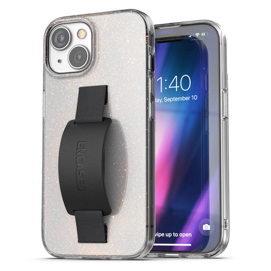 Encased Hand Loop Case iPhone 15 - Glitter Dust