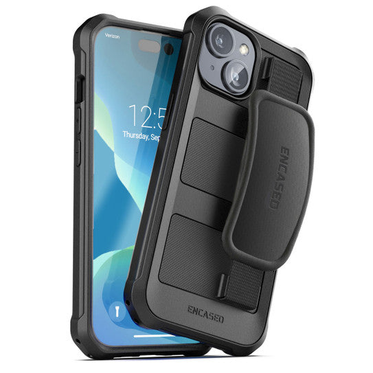 Encased Falcon Hand Strap Case iPhone 15 - Black