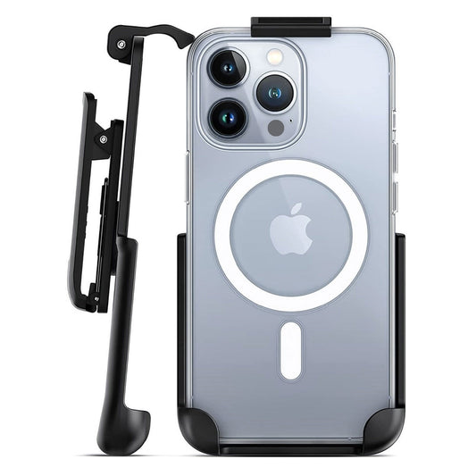 Encased MagSafe Clear Case iPhone 16 Pro with Belt Clip Holster - Clear