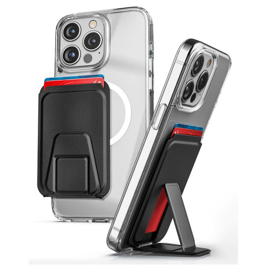 Encased Magsafe Clear Case iPhone 15 Pro Max with MagSafe Wallet - Clear