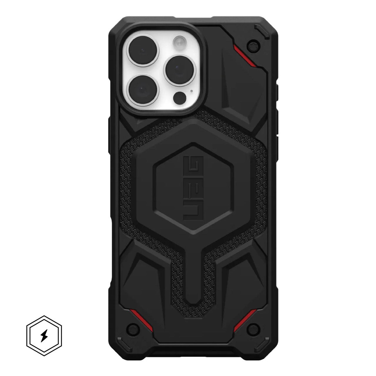 UAG Monarch Pro MagSafe Case iPhone 16 Pro Max - Kevlar Black