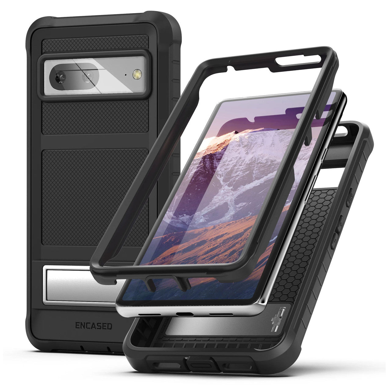 Encased Falcon Case Google Pixel 7 - Black
