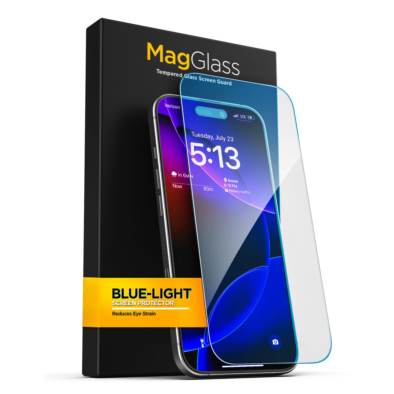 Encased MagGlass Blue Light Screen Protector iPhone 16 - Clear