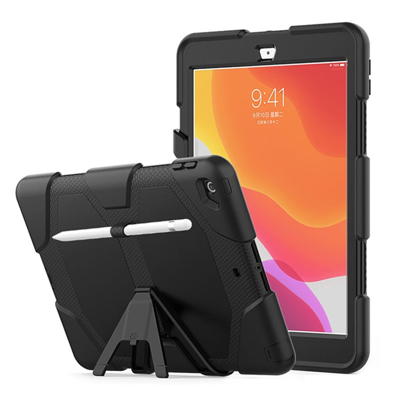 Krakatoo Armor Case iPad 10.2" 7th /8th Gen - Black