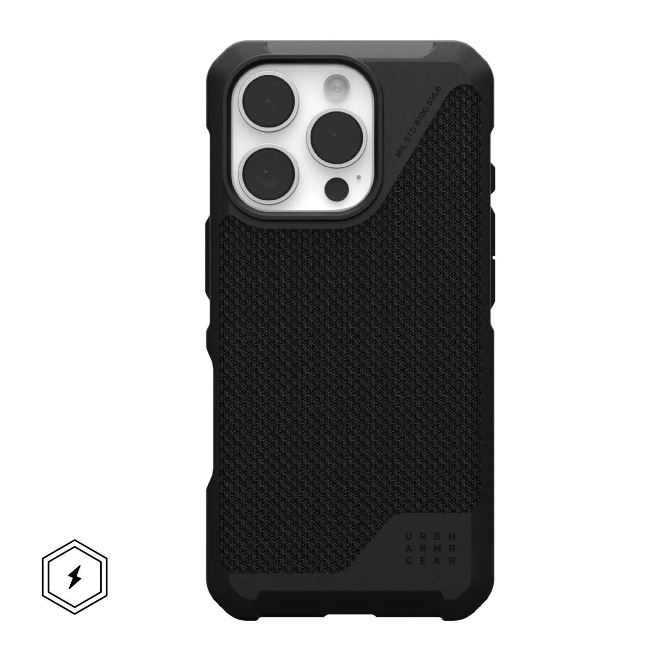 UAG Metropolis LT Magsafe Case iPhone 16 Pro - Kevlar Black