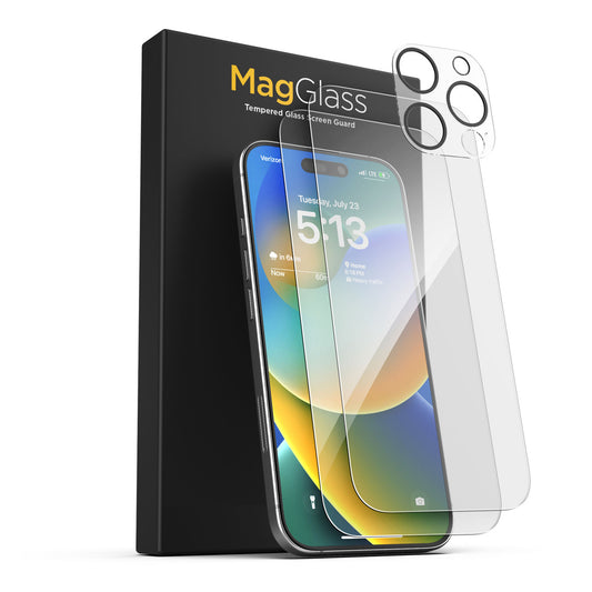 Encased UHD 2-Pack with Lens Protector iPhone 16 Pro Max - Clear