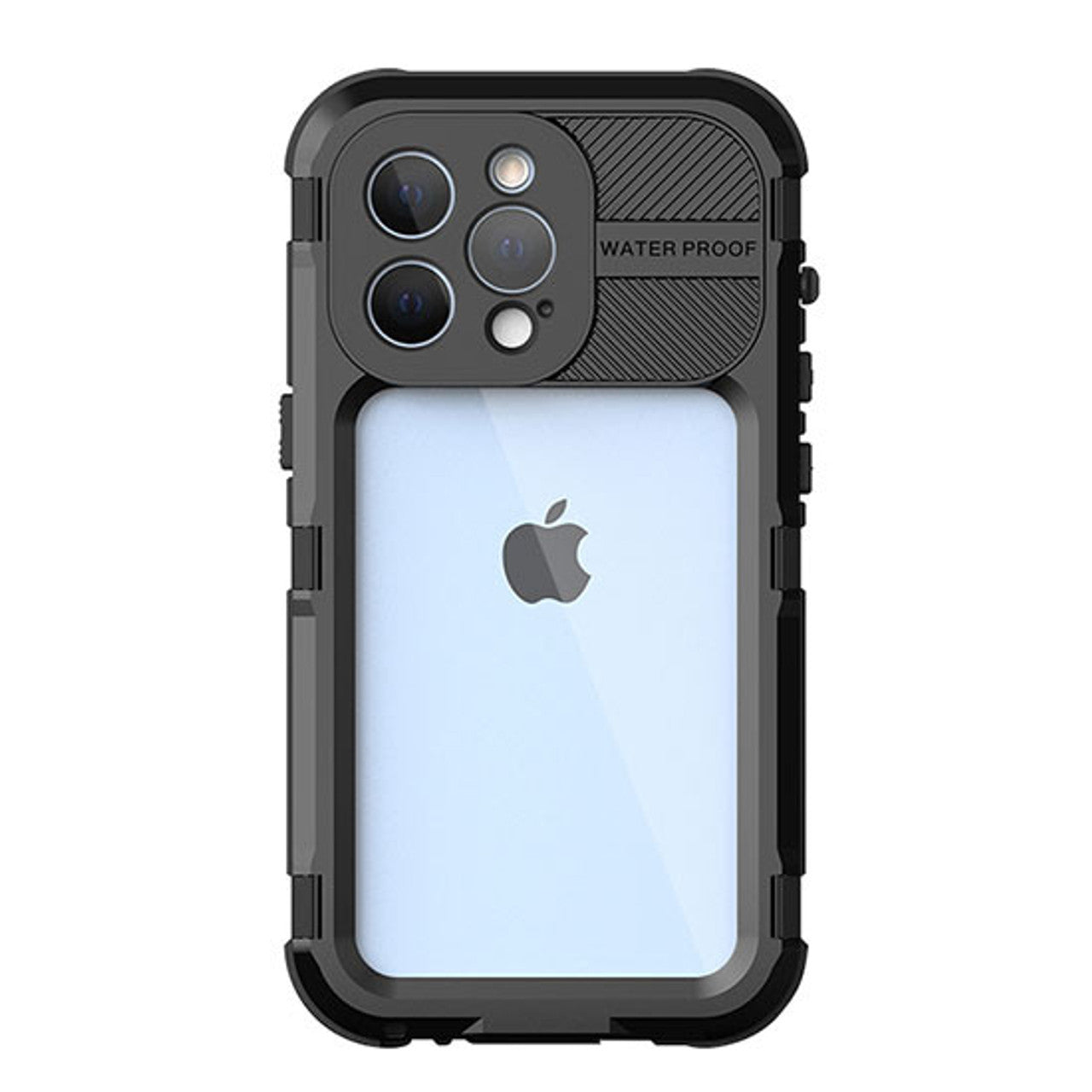 Krakatoo Aluminum Alloy Waterproof Case iPhone 13 Pro - Black