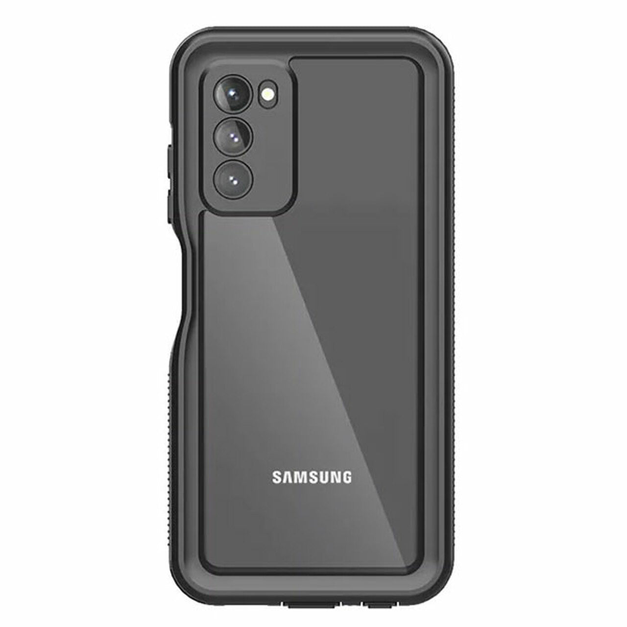 Krakatoo Classic Waterproof Case Samsung Galaxy A02s - Black/Clear