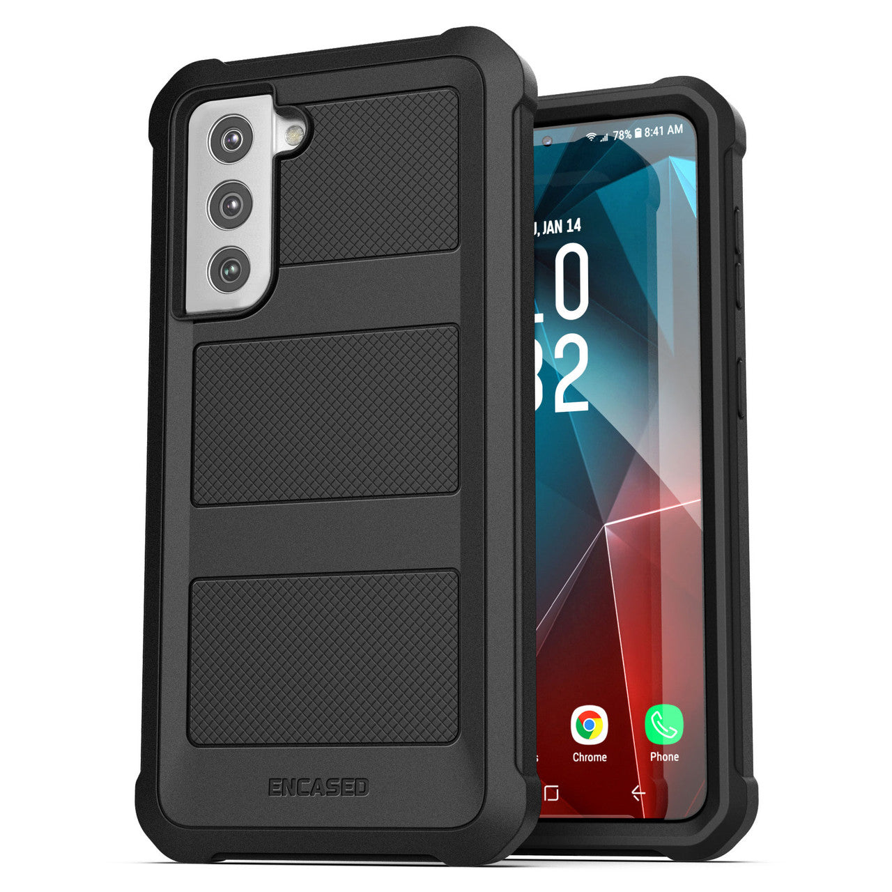 Encased Falcon Case Samsung Galaxy S21 FE 5G - Black