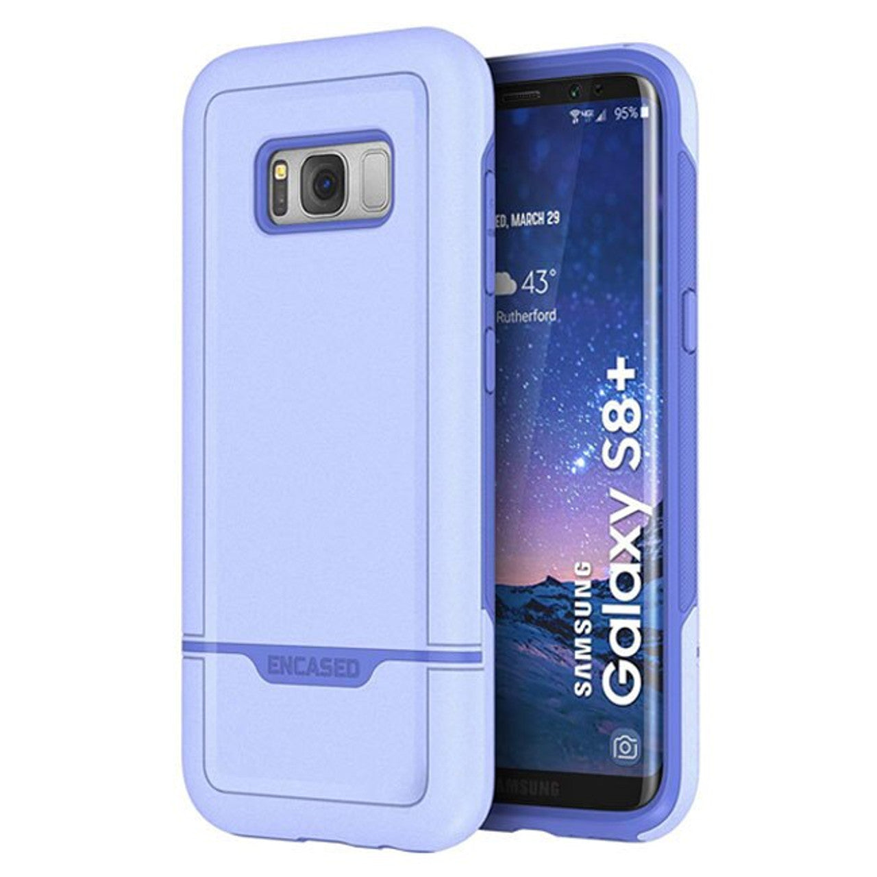 Encased Rebel Case Samsung Galaxy S8+ Plus - Periwinkle Purple