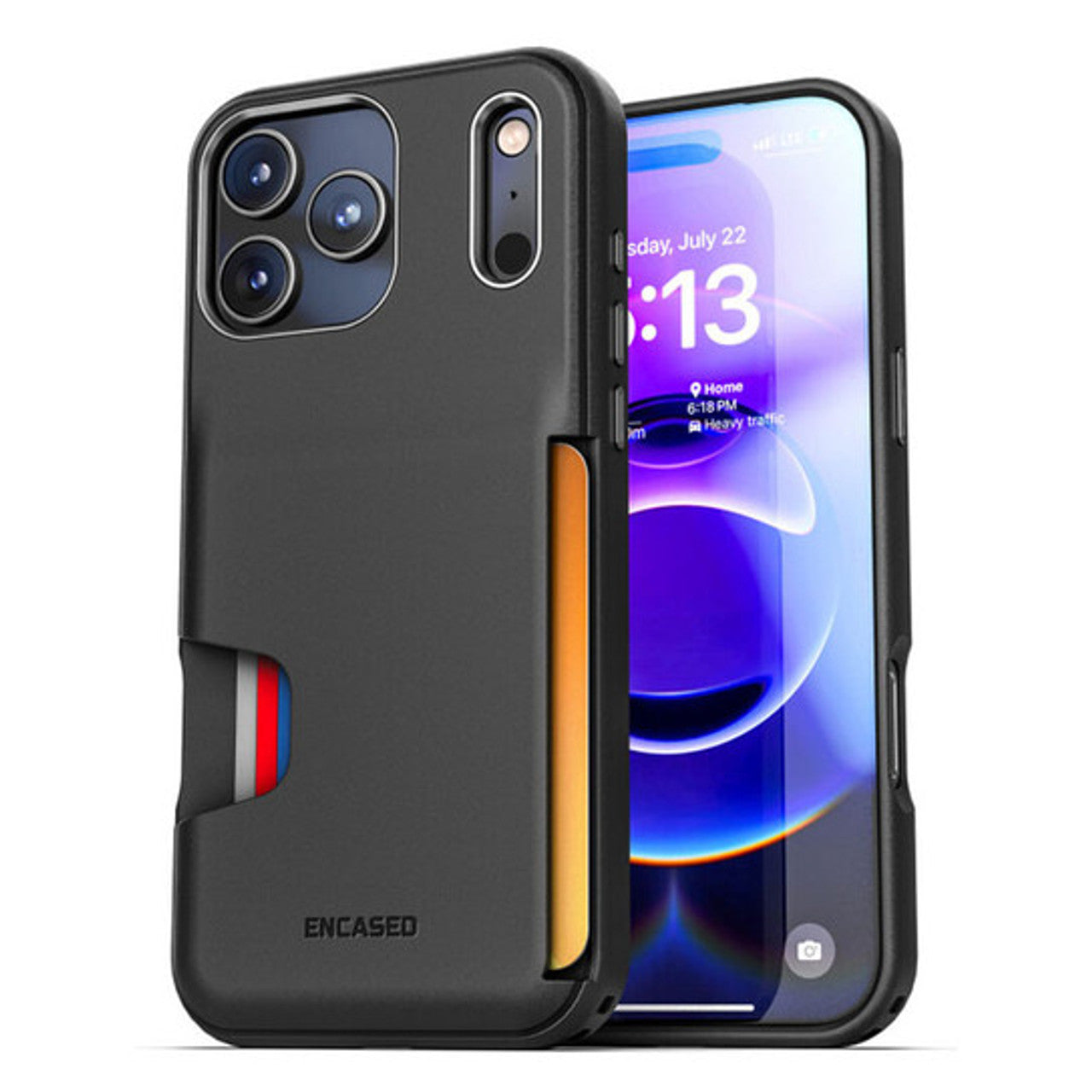 Encased Cache Cell Wallet Case iPhone 17 Pro Max - Black