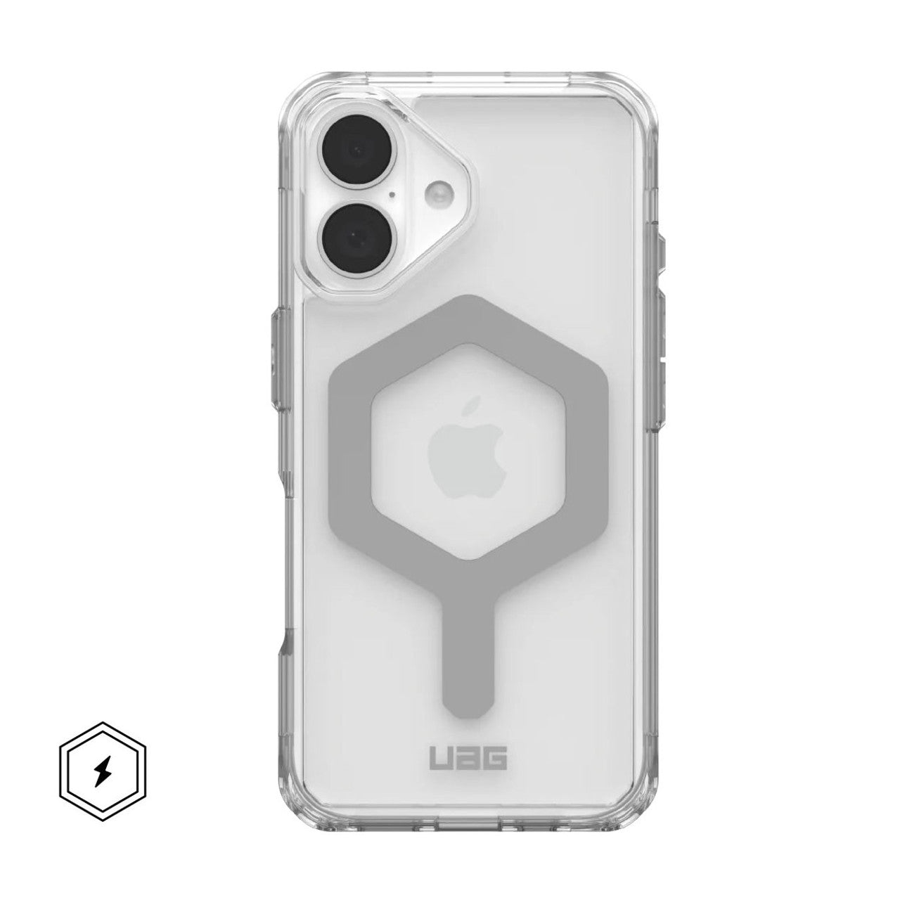 UAG Plyo MagSafe Case iPhone 16 - Ice/Silver