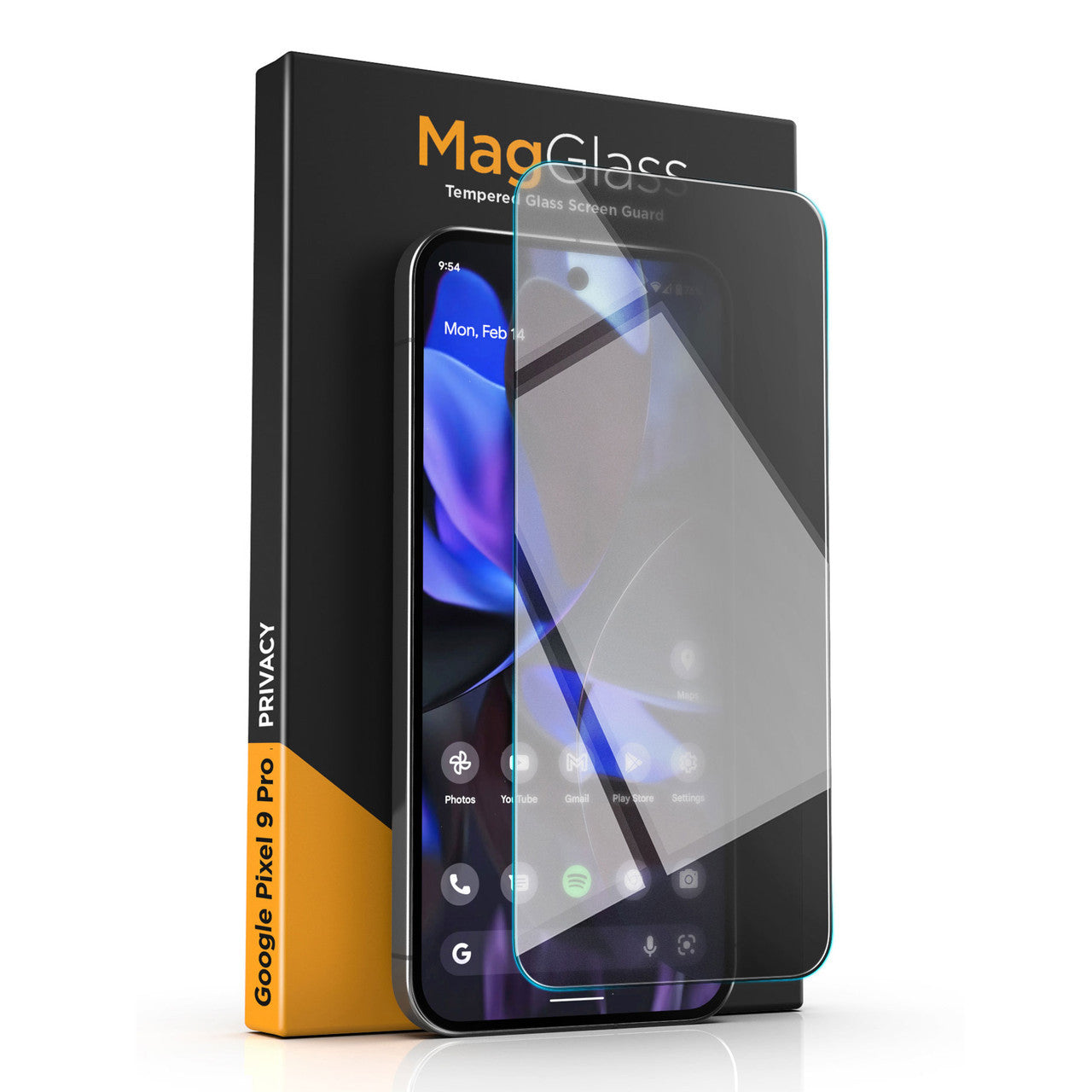 Encased Privacy Screen Protector Google Pixel 9/9 Pro - Black