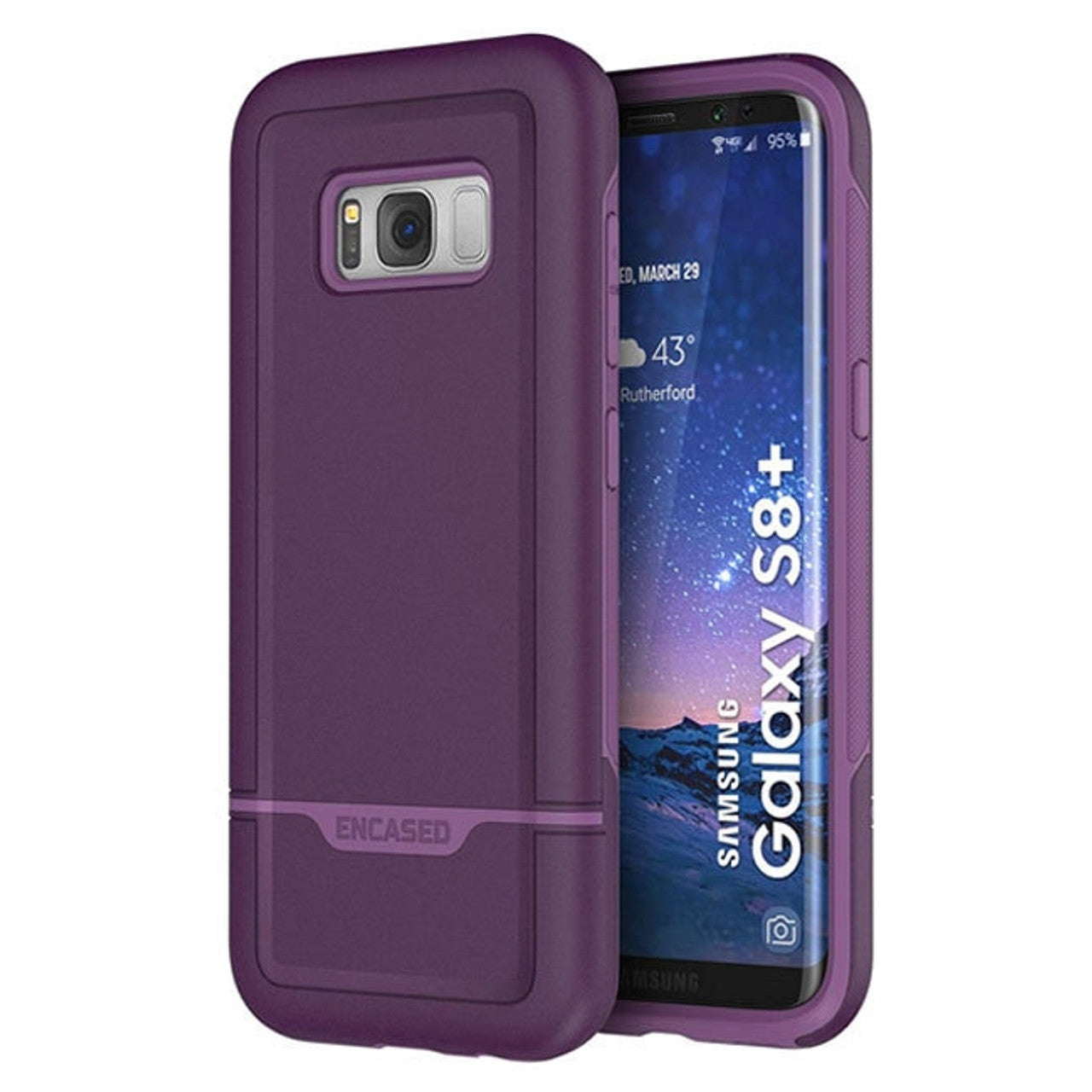 Encased Rebel Case Samsung Galaxy S8+ Plus - Purple