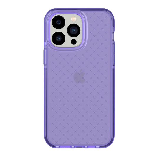 Tech21 Evo Check Case iPhone 14 Pro - Wondrous Purple