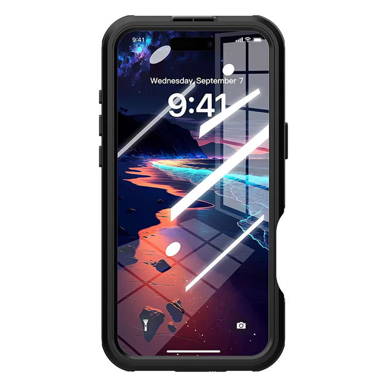 Krakatoo D-UP Waterproof Case iPhone 16 Plus - Black