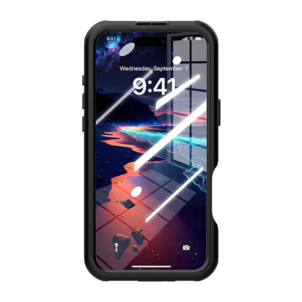 Krakatoo D-UP Waterproof Case iPhone 16 - Black