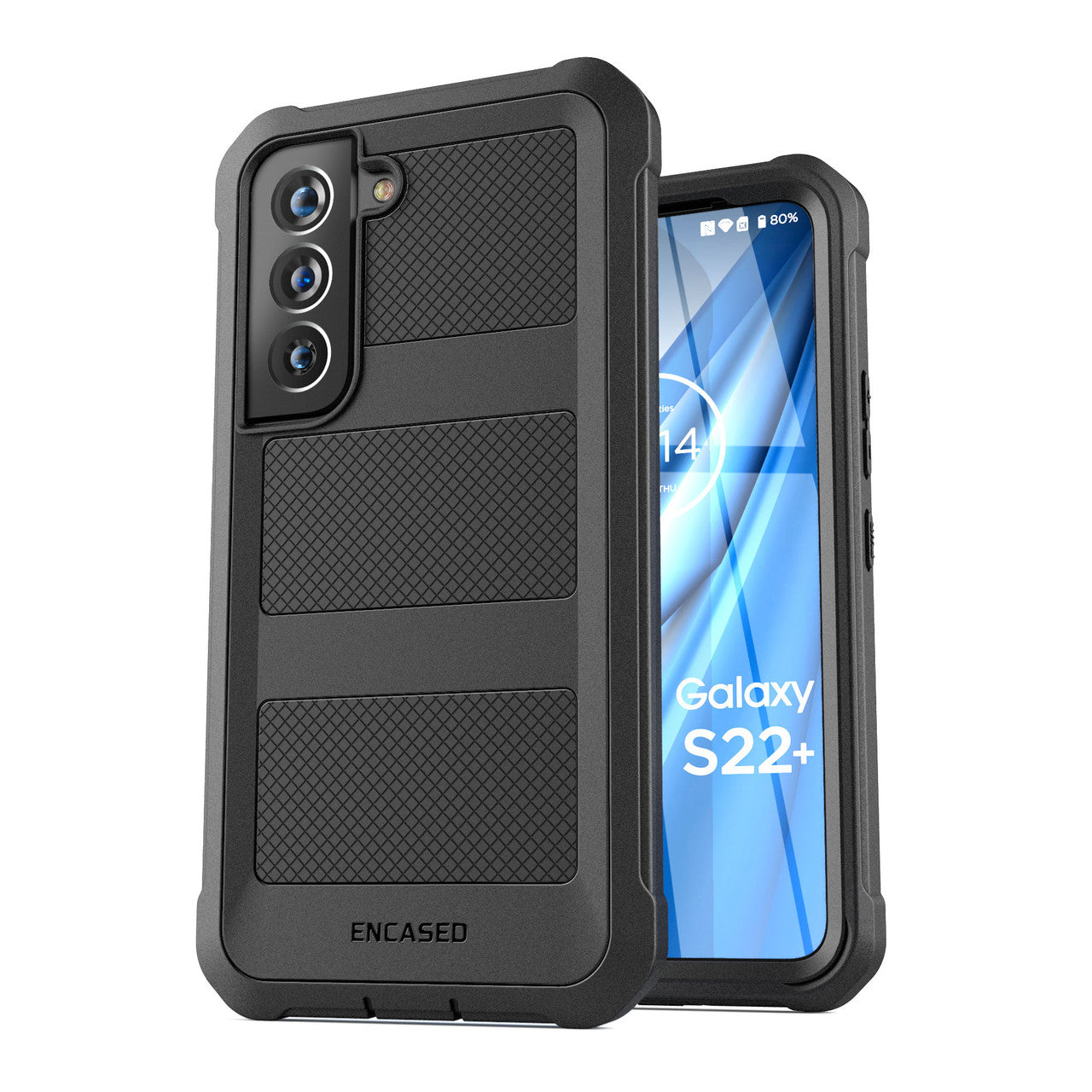 Encased Falcon Case Samsung Galaxy S22+ Plus - Black