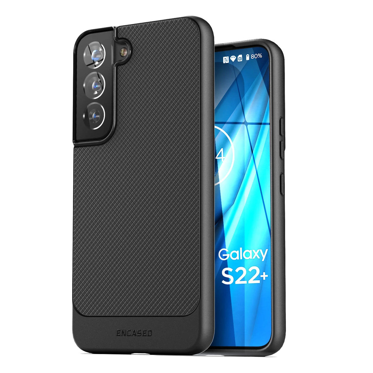 Encased Thin Armor Case Samsung Galaxy S22+ Plus - Black