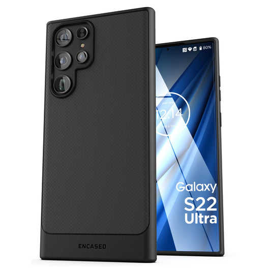 Encased Thin Armor Case Samsung Galaxy S22 Ultra - Black