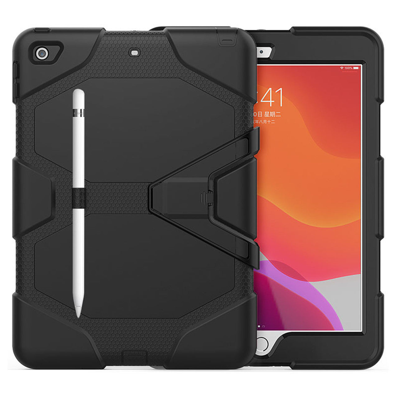 Krakatoo Armor Case iPad 10.2" 7th /8th Gen - Black