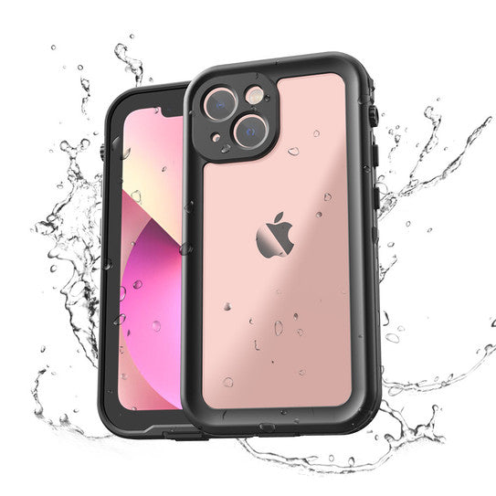 Krakatoo Dot WaterProof Case iPhone 13 Mini - Black/Clear
