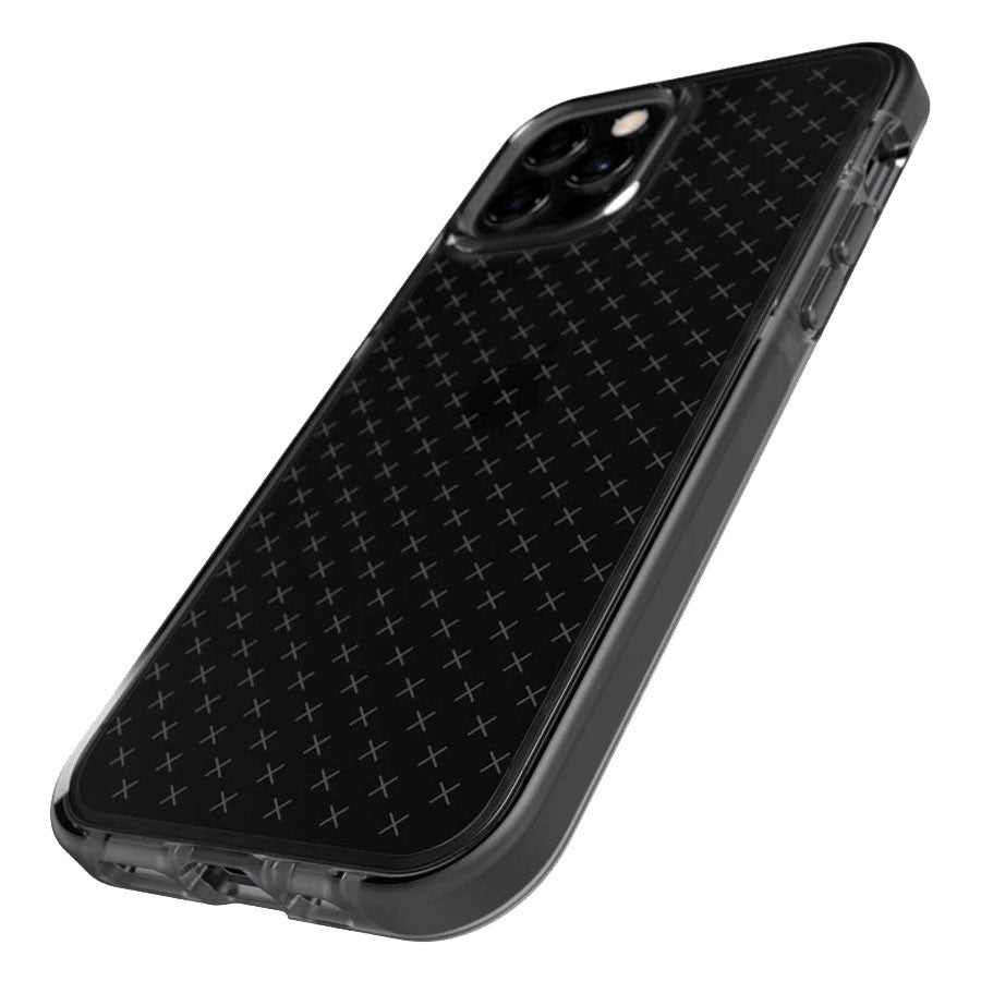 Tech21 Evo Check Case iPhone 12/12 Pro - Smokey Black