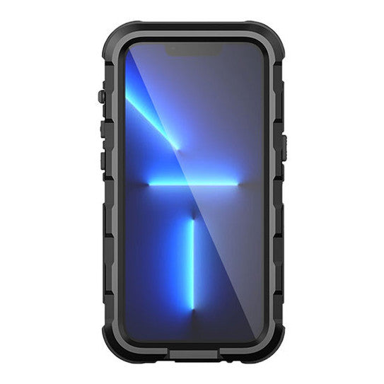 Krakatoo Aluminum Alloy Waterproof Case iPhone 13 Pro - Black