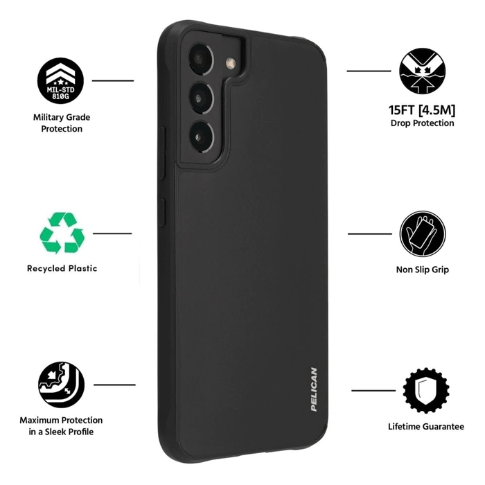 Pelican Ranger Case Samsung Galaxy S22+ Plus - Black