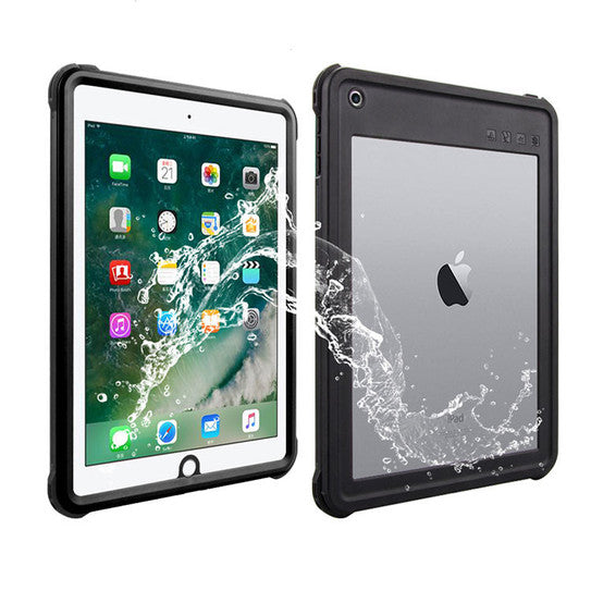 Krakatoo Shellbox WaterProof Case iPad 9.7" 2017/2018 - Black/Grey