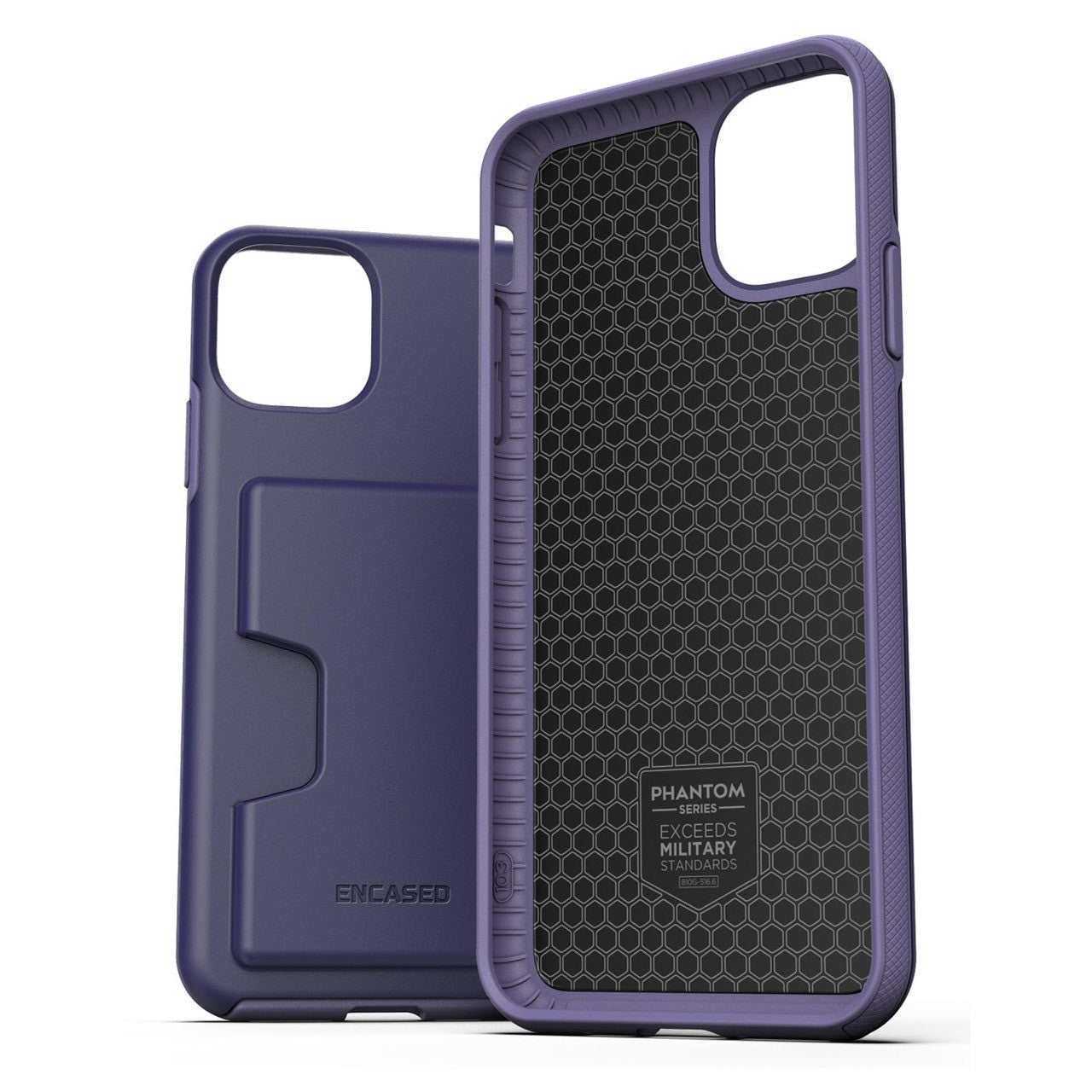 Encased Phantom Wallet Case iPhone 11 - Purple