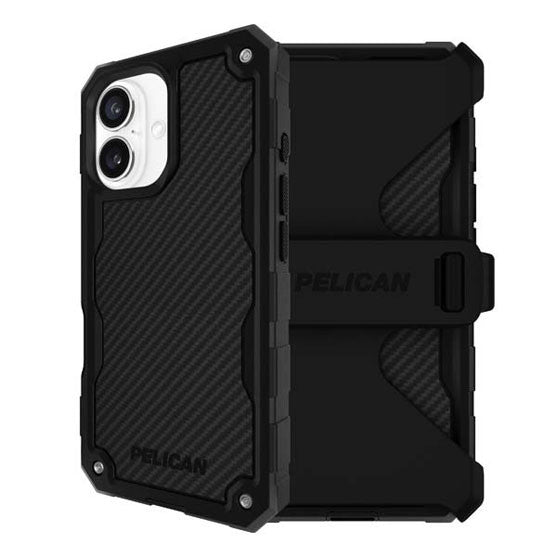 Pelican Shield MagSafe Case iPhone 16 - Carbon Fibre